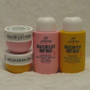 Sol de Janeiro Brazilian Bum Bum & Beija Flor Body Cream & Shower Gel Travel Set